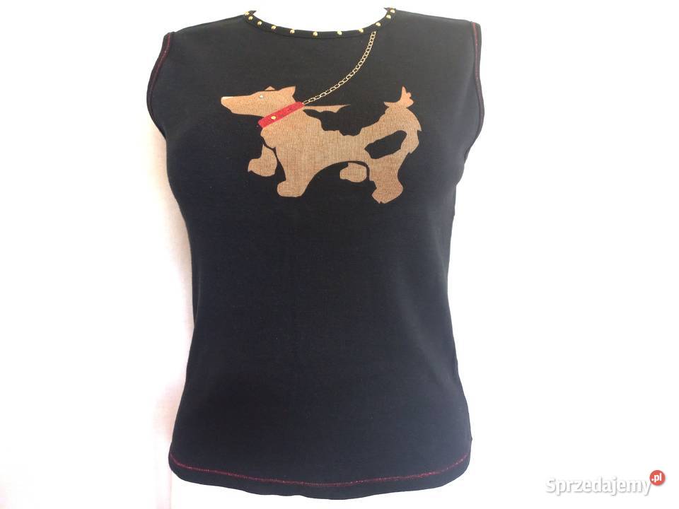 Bluzka sweterkowa Czarna damska PIESek r 38 NOWA Białystok