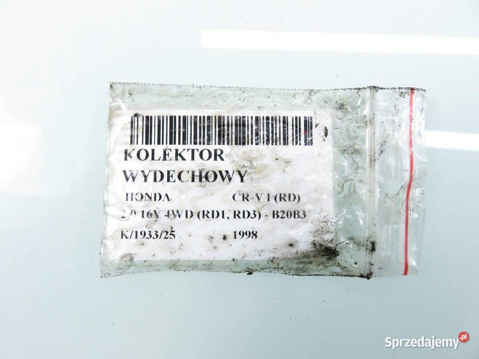 KOLEKTOR WYDECHOWY HONDA CRV I 20 16V B20B3