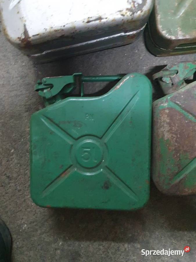 Kanister Metalowy Stary prl wojskowy 5L 10L 4 Wrocław