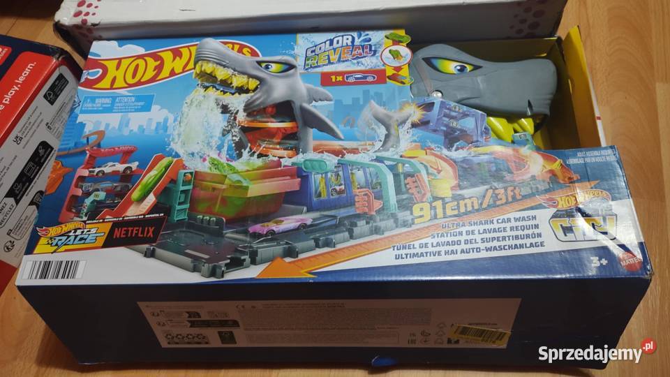 Hot Wheels City Ultra Myjnia Rekina Zestaw do Książ Wielkopolski