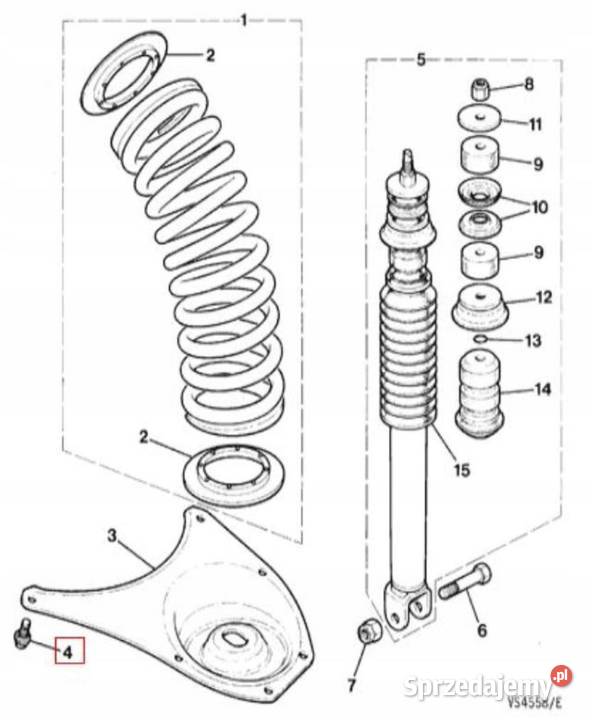 ŚRUBA MOCOWANIE ZAWIESZENIA JAGUAR XJ XJ6 XJ12