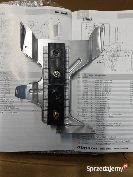 Kabelkarte simson sr50 sr80 karta instalacji Działoszyn