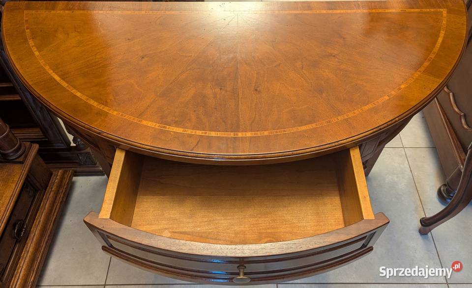 Piękna włoska konsola orzechowasklep Dąbrowa Dąbrowa Górnicza