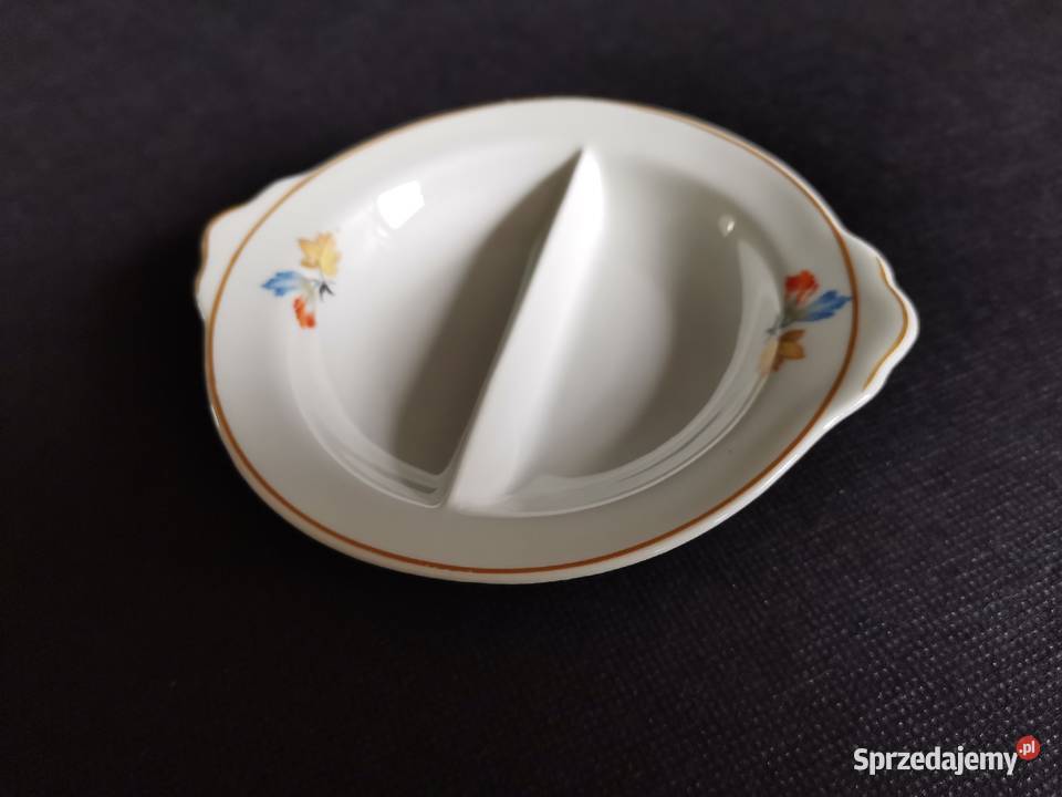 Stary przedwojenny dwojak przyprawnik porcelana Porcelana i szkło śląskie Katowice