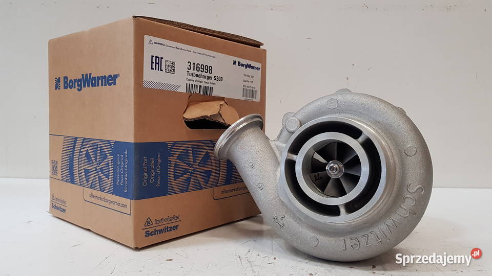 Nowa turbosprężarka SCHWITZER 316998 316408 Siedlce