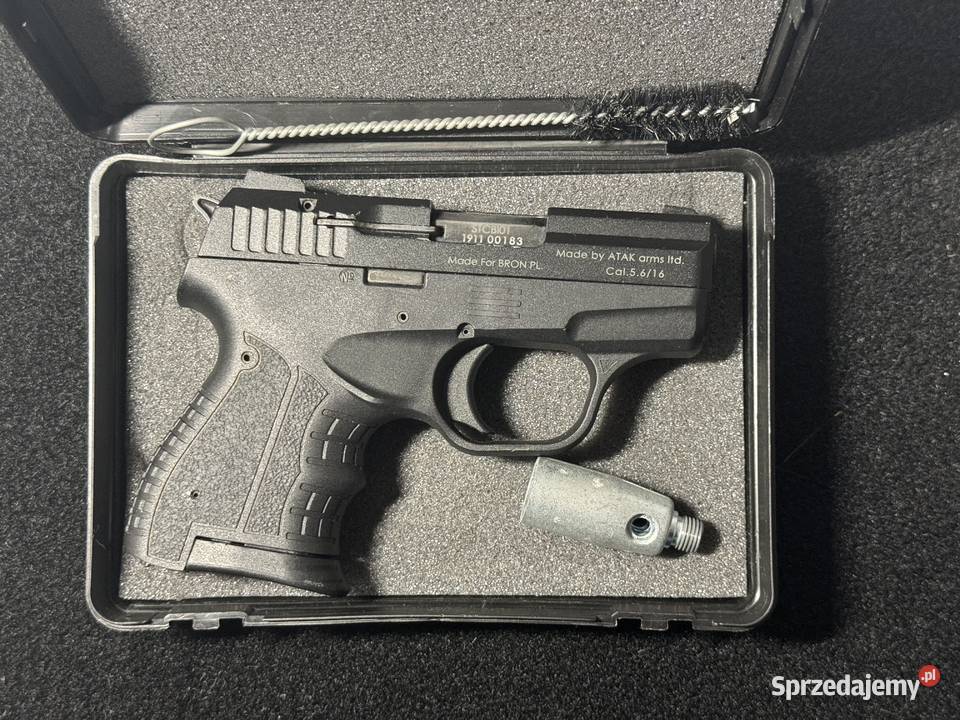 Pistolet hukowy Stalker m906 czarny kujawsko-pomorskie Lubraniec