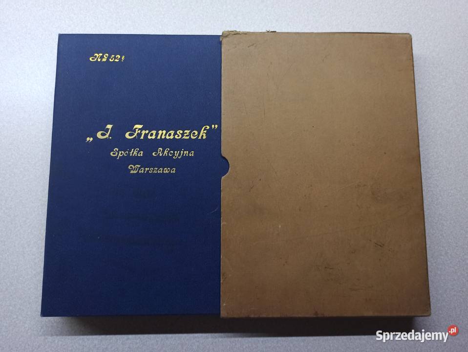 Katalog ofertowy fabryki papieru J Franaszek Warszawa