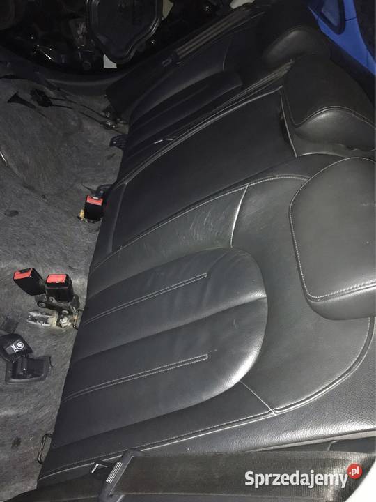 Audi a6 C7 kombi fotele kanapa skóra czarna SOUL Rzeszów sprzedam