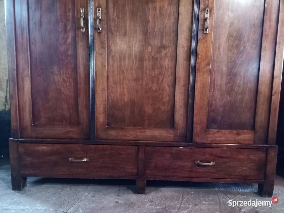 Szafa Secesja kompletna 3 drzwi Drewno śląskie Kozy