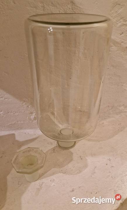 Szkło apteczne butelka z korkiem szklanym Porcelana i szkło Lublin