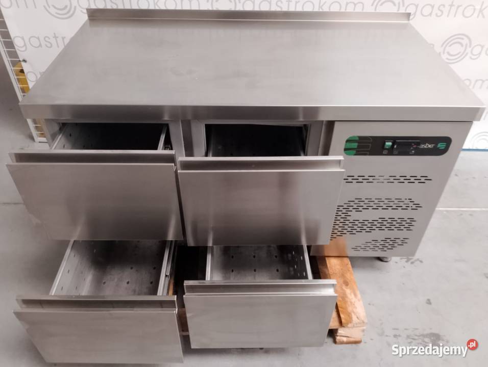 STÓŁ CHŁODNICZY 4 SZUFLADY ASBER ETP713504D Wrocław