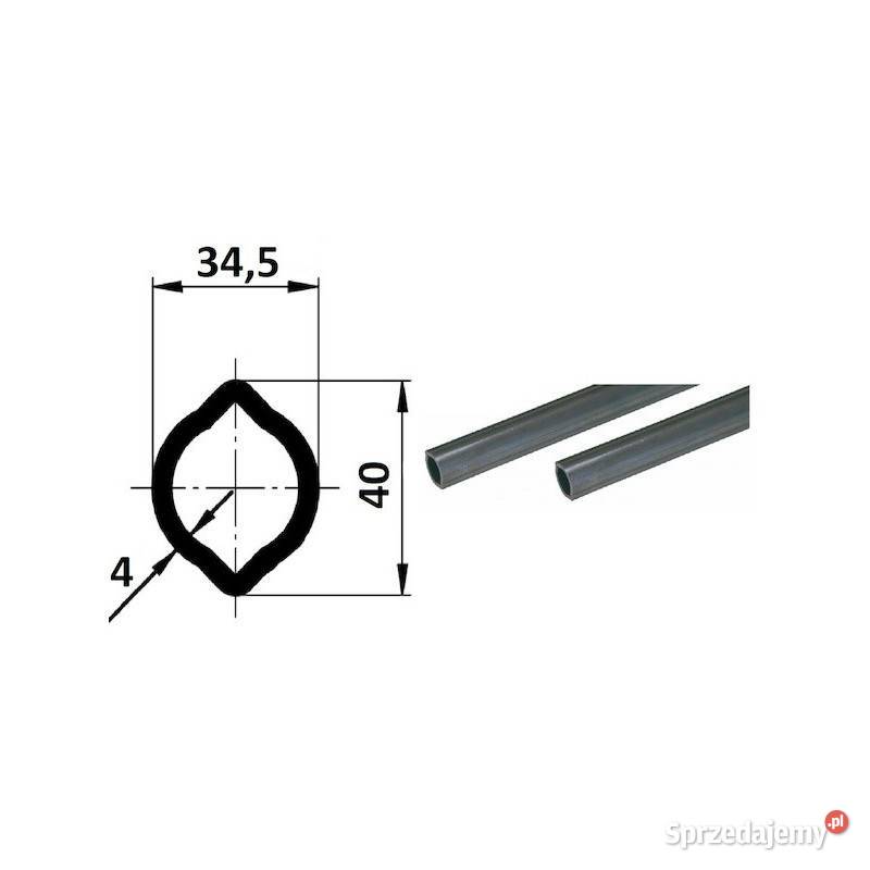 Rura 1m profil cytrynka 345x40 W2300 G3 008021 małopolskie Kamionna
