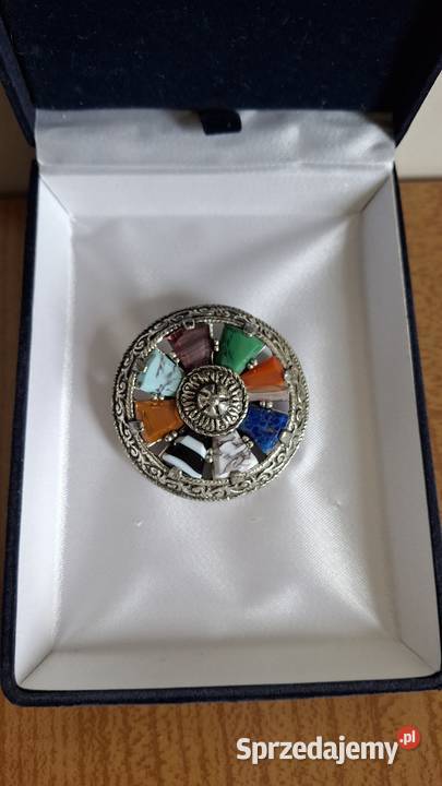 Zabytkowa broszka wykonana Miracle Lublin