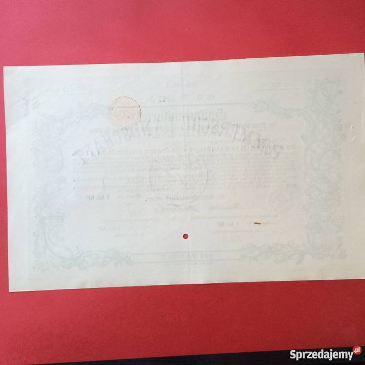 9 Papiery wartościowe 500 goldmark Szczecin
