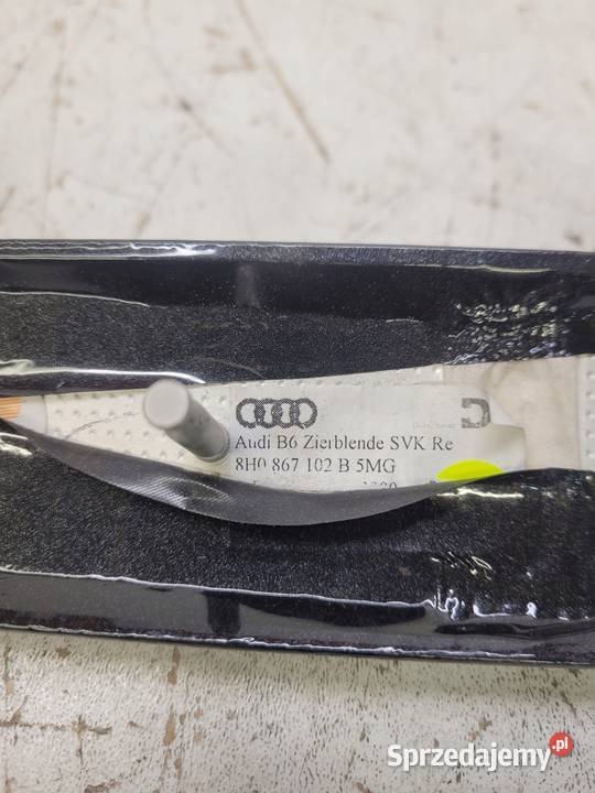 DEKOR BOCZKA PRAWY TYŁ AUDI A4 B6 CABRIO śląskie Przystajń