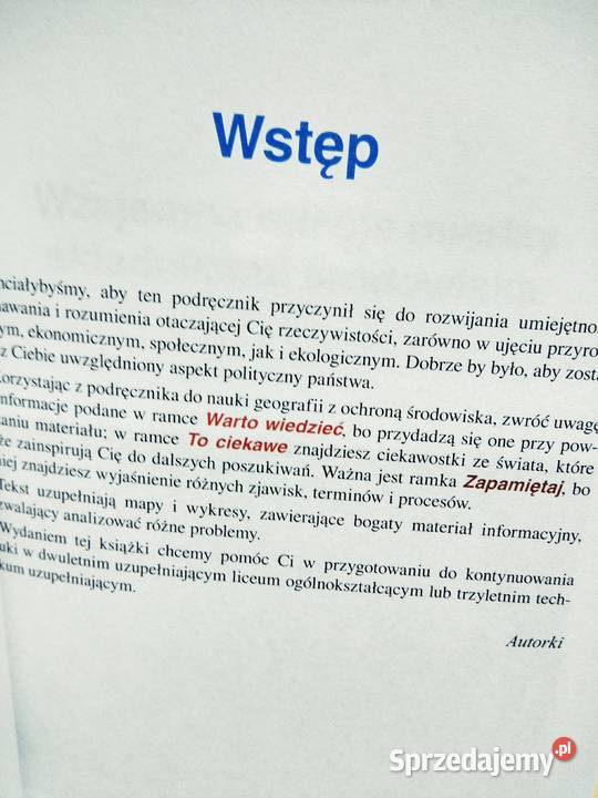 Geografia Rea podręcznik unikatowe antykwariat Warszawa sprzedam