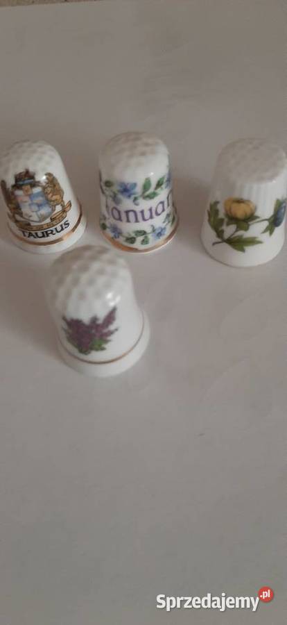 Angielskie porcelanowe naparstki