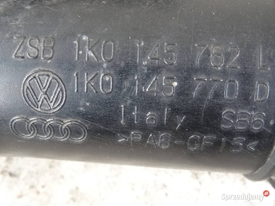 VW Touran 20 TDI AZW przewór rurka wąż powietrza łódzkie Wieluń