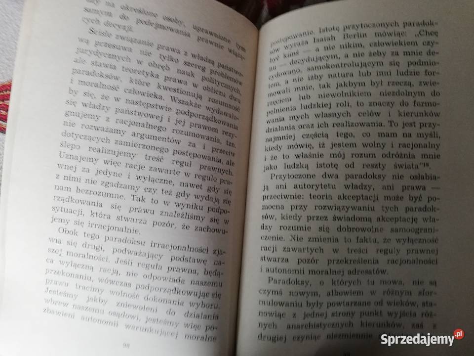 Z zagadnień filozofii prawa 2 Grzegorz Leopold ISBN 8322203705 małopolskie Kraków
