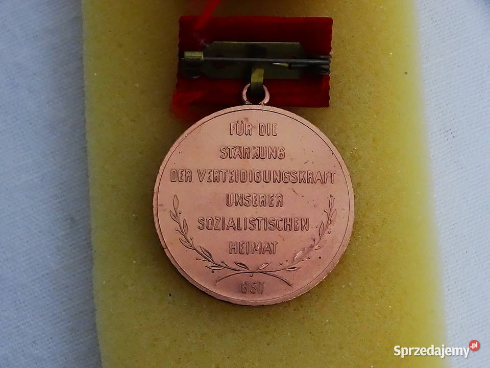 Medal DDR NVA Ernst Schneller Brązowy