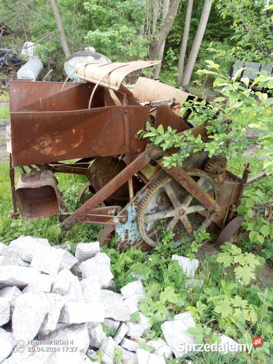 Stara niemiecka prasa Maszyny rolnicze dolnośląskie