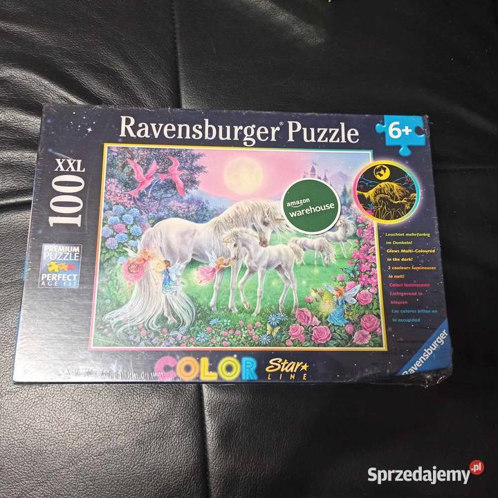 Puzzle jednorożec świeci w ciemności Stare Koźle