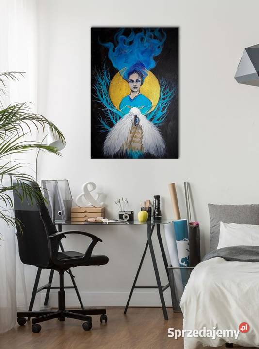 ŚWIATŁO KSIĘŻYCA obraz na płótnie artystki Katowice