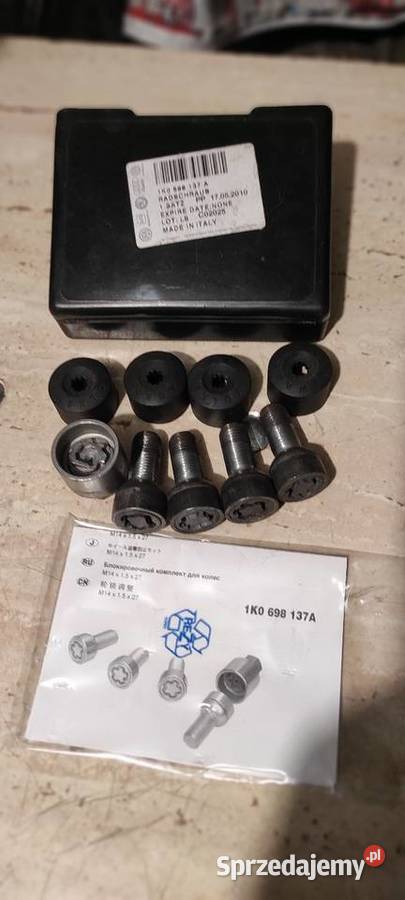 Zestaw śrub zabezpieczających 1K0 698 139 A VW osobowe Łowicz