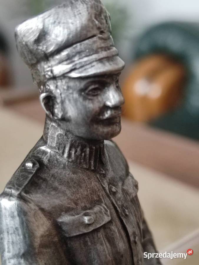 Statuetka majora Stanisława Taczaka metal Unikt Janów Lubelski sprzedam