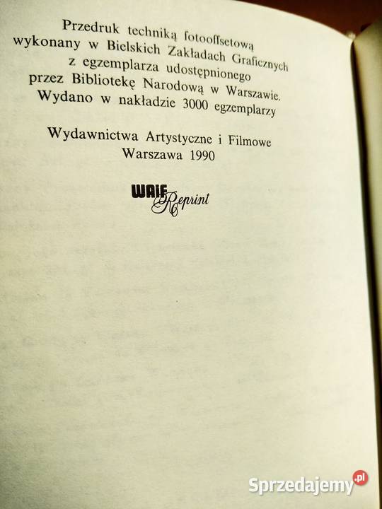 Unikatowe książki niskie nakłady Przewodnik Warszawa sprzedam