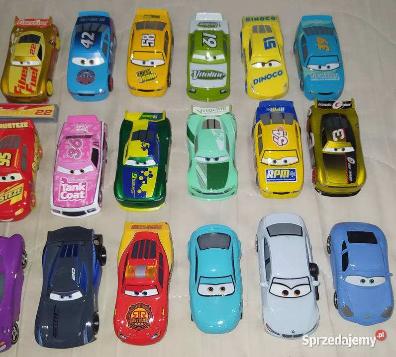 Disney Pixar Cars Auta Mattel 55 sztuk 6 lat+ Gdańsk