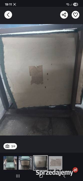 Fotel tapicerowany lata 70 Dąbrowa Górnicza