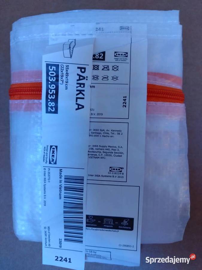 Ikea Prkla 50395382 pojemnik na ubrania pościel Warszawa