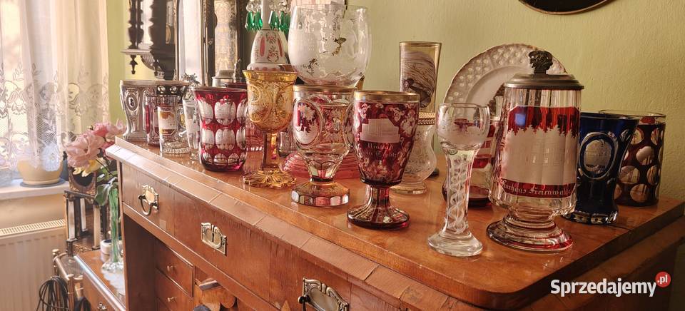 Kolekcja starych szkieł Porcelana i szkło Zgorzelec sprzedam