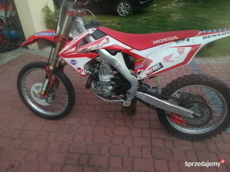 Honda crf 450 czerwony Nisko