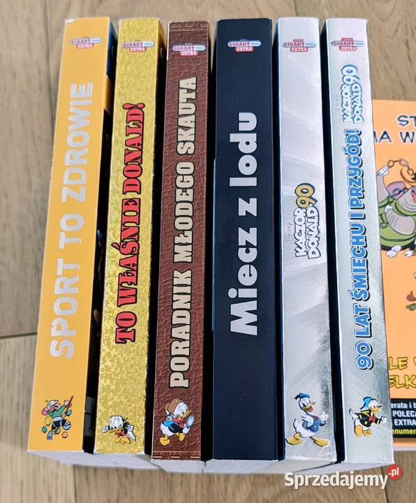 Komiksy Kaczora Donalda Gigant Poleca x 6 Toruń