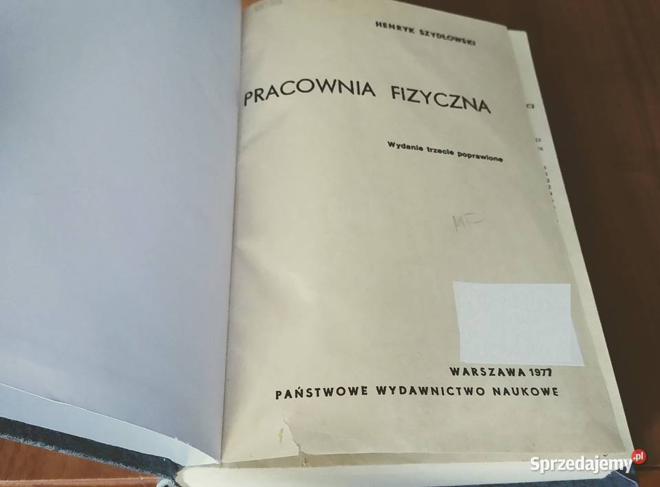 Pracownia fizyczna Henryk Szydłowski TWARDA 1977 Gdańsk