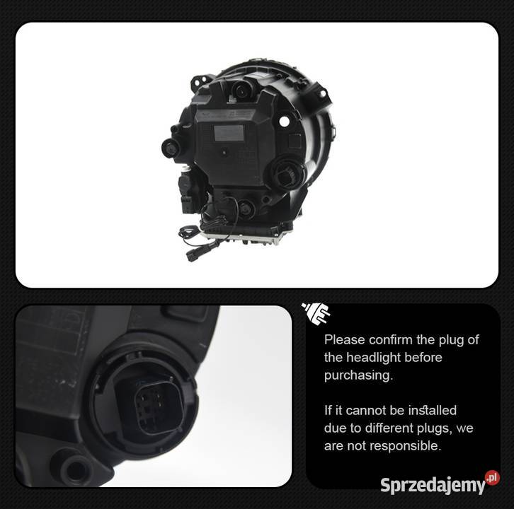 NOWE lampy przednie lampa przód Jeep Wrangler Bełchatów