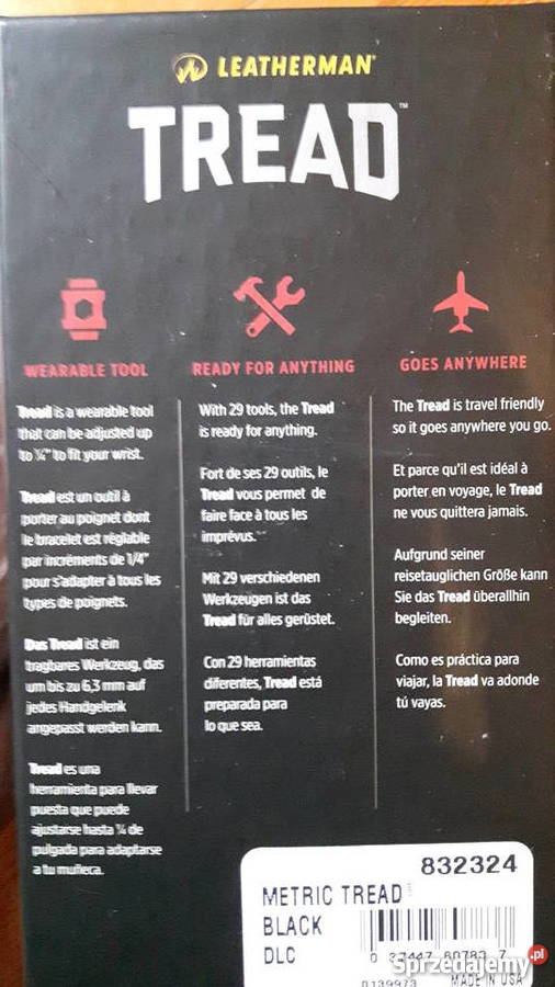 Multitool Bransoleta Tread Metric Leatherman Witnica