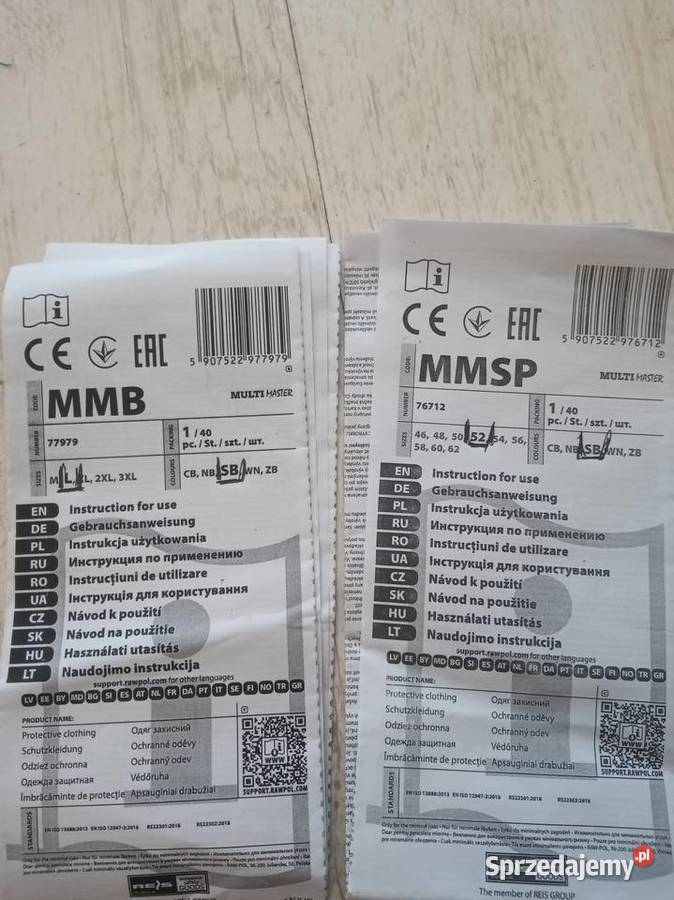 Sprzedam nowe ubrania robocze Bełchatów