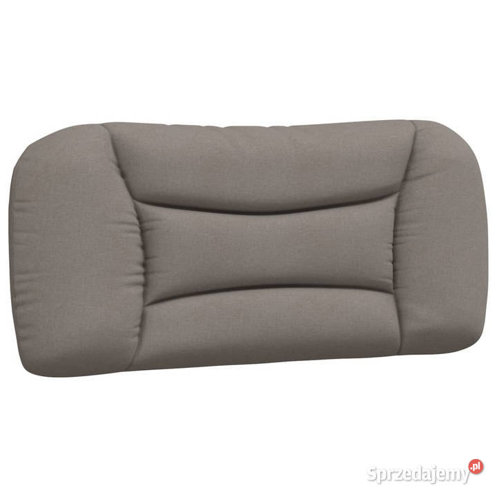 Rama łóżka z zagłówkiem taupe obita tkaniną 74cm Warszawa