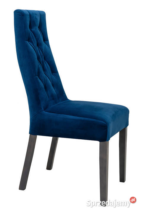 Krzesło tapicerowane niebieskie KOMIN PIK podkarpackie Przeworsk