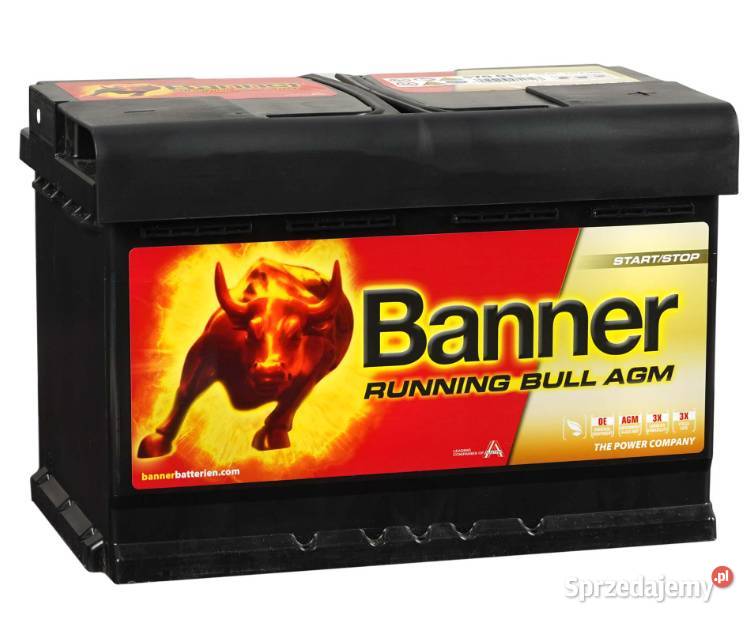 Akumulator 70Ah 720A Banner Running Bull 57001 osobowe pomorskie sprzedam
