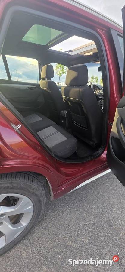 BMW X1 20d 2010 czerwony Żukowo
