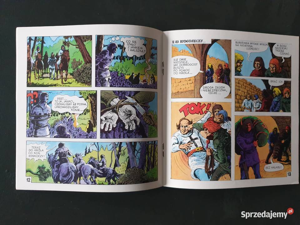 Dwa Miecze Zdrada Odsiecz 2 komiksy historyczne Polskie pomorskie Gdynia