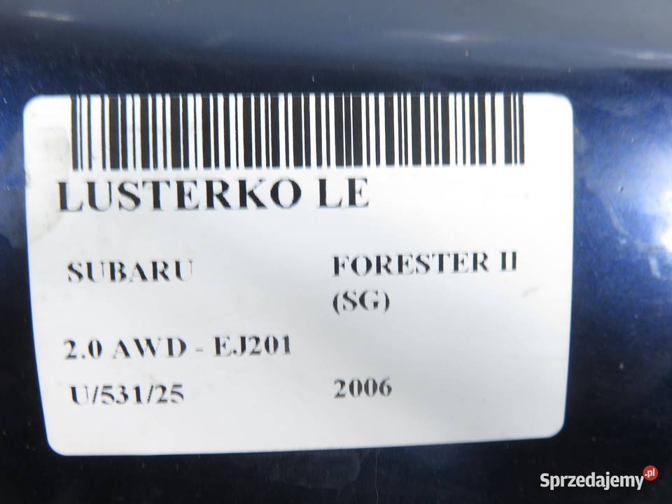 LUSTERKO LEWE SUBARU FORESTER II 8 PIN