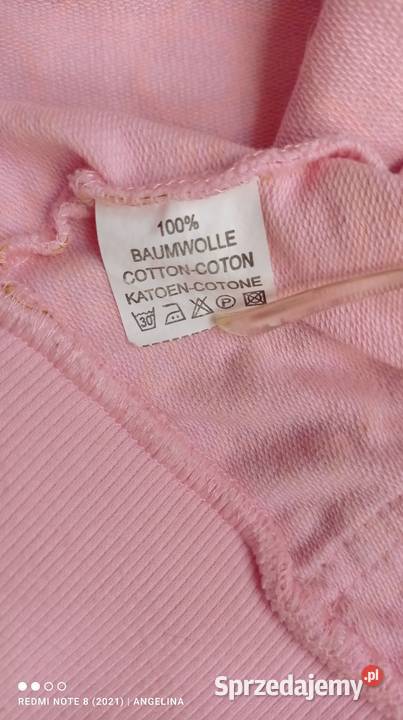Bluza z kapturem różowo złota Dolce Gabbana Łódź
