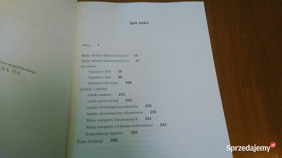 Inwentarz rękopisów do połowy XVI wieku w Gdańsk