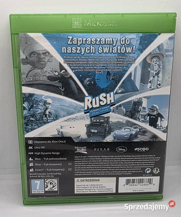 Gra Rush Przygoda ze Studiem Disney Pixar Xbox Elbląg
