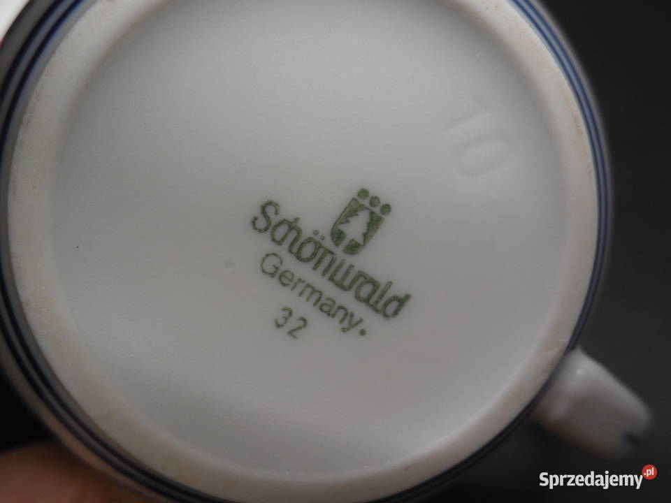 Porcelanowa filiżanka z podstawką MOKKA Raszków